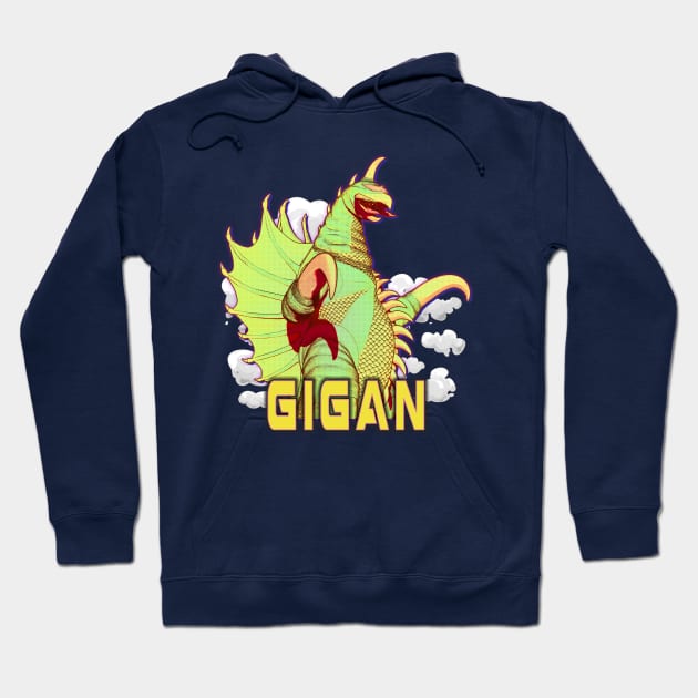 Comic Pop Gigan Hoodie by Digiwip